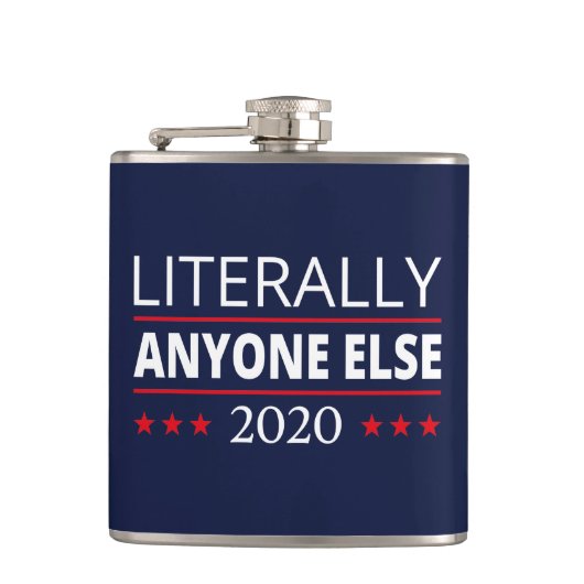 選挙2020、アンチ – トランプ – 誰でも他のIII フラスク (正面)