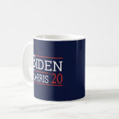選挙2020 -バイデン氏・ハリスI コーヒーマグカップ (正面左)