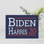 選挙2020 -バイデン氏・ハリスI 招待状 (スタンド正面)