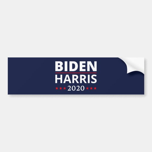 選挙2020 -バイデン氏・ハリスII バンパーステッカー (正面)