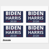 選挙2020 -バイデン氏・ハリスII 長方形シール (シート)