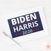 選挙2020 -バイデン氏・ハリスII 長方形シール (封筒)