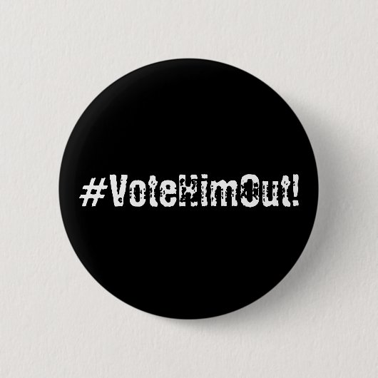 選挙2020#VoteHimOut! 缶バッジ (正面)