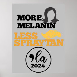 選挙2024カマラハリスおもしろいアンチトランプ ポスター