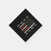 選挙2024 -エクササイズ投票する権利 スタンダードカクテルナプキン (角)