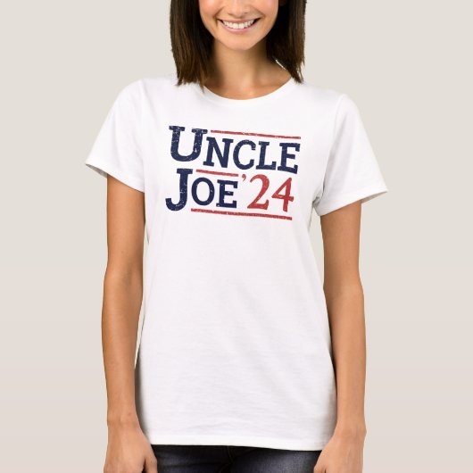 選挙2024 – 叔父ジョーI Tシャツ (正面)