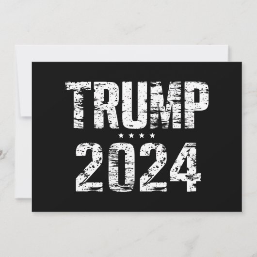 選挙 アメリカを偉大に トランプ 2024 招待状 (正面)
