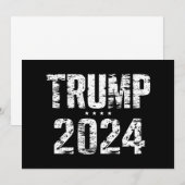 選挙 アメリカを偉大に トランプ 2024 招待状 (正面/裏面)