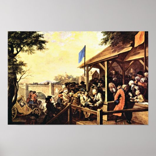 選挙、英語、「選挙の面白さ」 ポスター (正面)