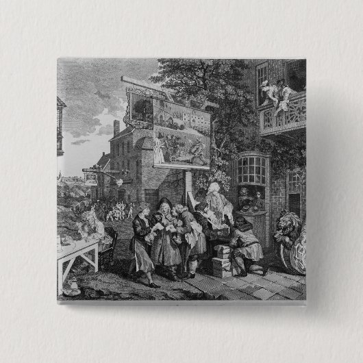 選挙II: 投票のための勧誘 缶バッジ (正面)