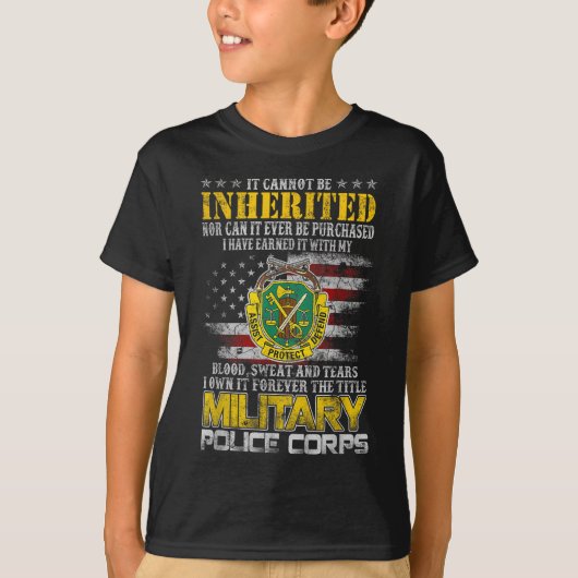 遺伝しない軍隊のシラミ ヴェテランズ・デー P Tシャツ (正面)