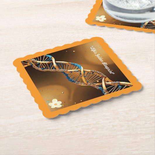 「遺伝エッセンス」 ペーパーコースター (アングル)