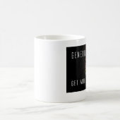 遺伝エンジニアは生命から多くを得ます コーヒーマグカップ (中央)