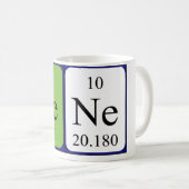 遺伝子の周期表の名前のマグ コーヒーマグカップ (正面右)