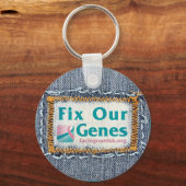 遺伝子を固定する キーホルダー (正面)