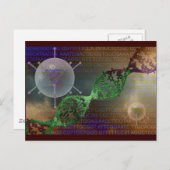 遺伝子セラピー ポストカード (正面/裏面)