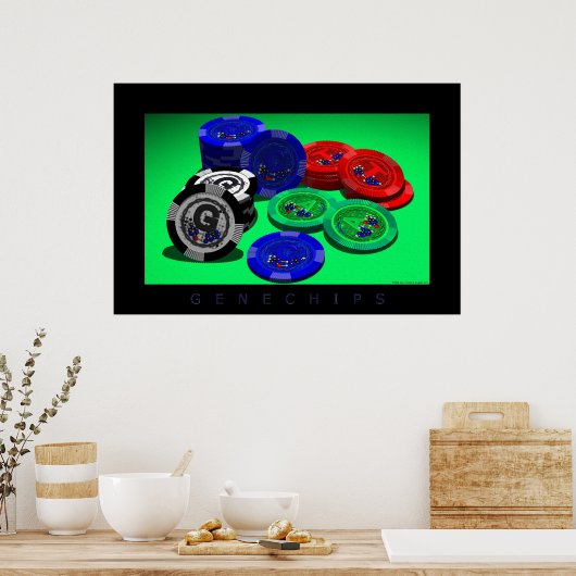 遺伝子チップ ポスター (キッチン)