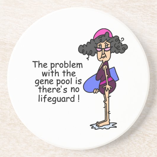 遺伝子プールの問題 コースター (正面)