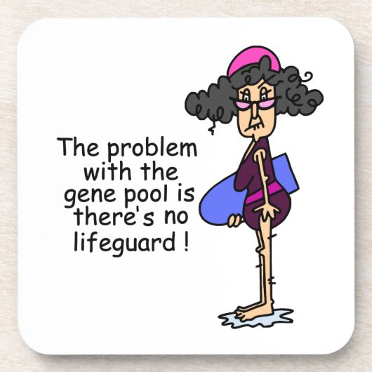 遺伝子プールの問題 コースター (正面)