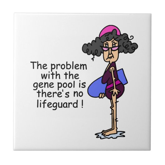 遺伝子プールの問題 タイル (正面)