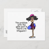 遺伝子プールの問題 ポストカード (正面/裏面)