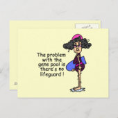 遺伝子プールの問題 ポストカード (正面/裏面)