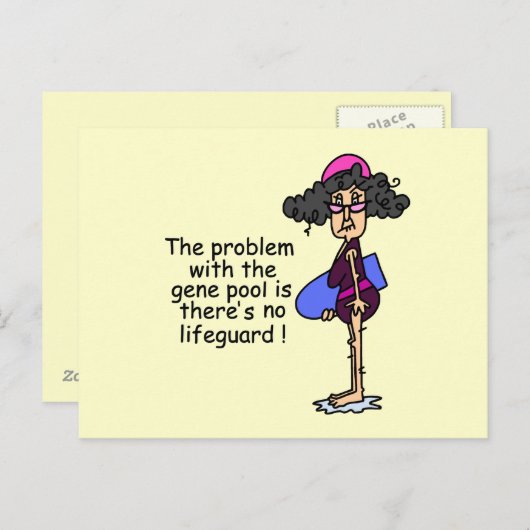 遺伝子プールの問題 ポストカード (正面/裏面)