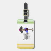 遺伝子プールの問題 ラゲッジタグ (正面縦)