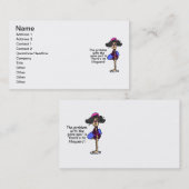 遺伝子プールの問題 名刺 (正面/裏面)