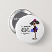 遺伝子プールの問題 缶バッジ (正面&裏面)