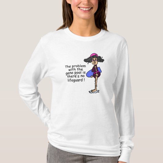 遺伝子プールの問題 Tシャツ (正面)
