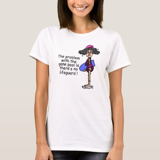 遺伝子プールの問題 Tシャツ (正面)