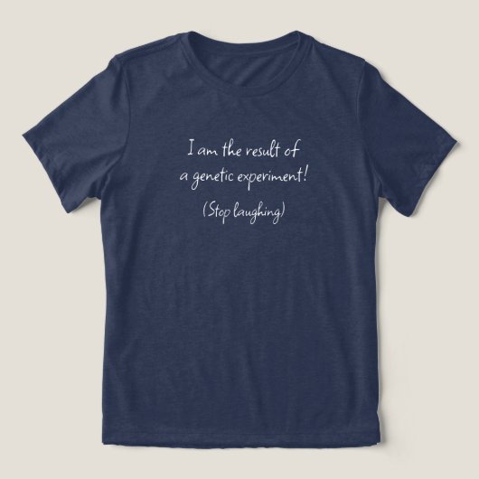 遺伝子実験Tシャツ トライブレンドＴシャツ (デザイン正面)