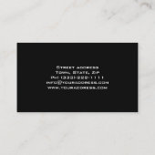 遺伝子検査 – 遺伝子研究ビジネスカード 名刺 (裏面)