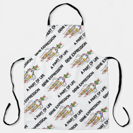 遺伝子発現は生活遺伝学のユーモアの一部である エプロン