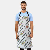 遺伝子発現は生活遺伝学のユーモアの一部である エプロン (着用した状態)