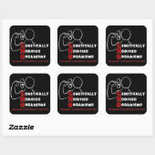 遺伝子組み換え生物はGMOであ熱狂するる スクエアシール (シート)