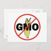 遺伝子組み換え食品不使用 ポストカード (正面/裏面)