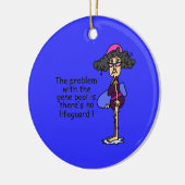 遺伝子給源との問題 セラミックオーナメント (左)