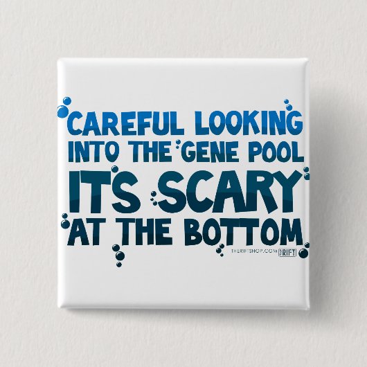 遺伝子給源 缶バッジ (正面)