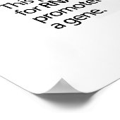 遺伝子転写因子の図 ポスター (角)