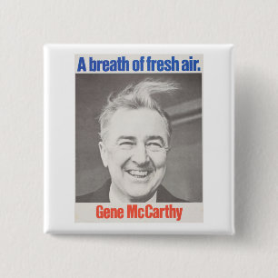 遺伝子McCarthy 1968年 缶バッジ