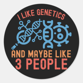 遺伝学が好きで、あと多分3人くらいが好き ラウンドシール