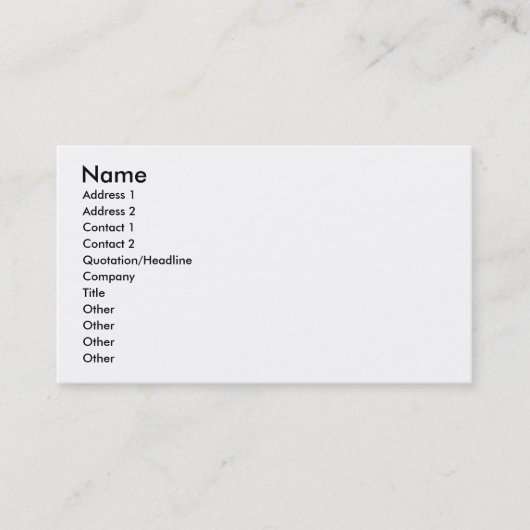 遺伝学のポップアート 名刺 (正面)