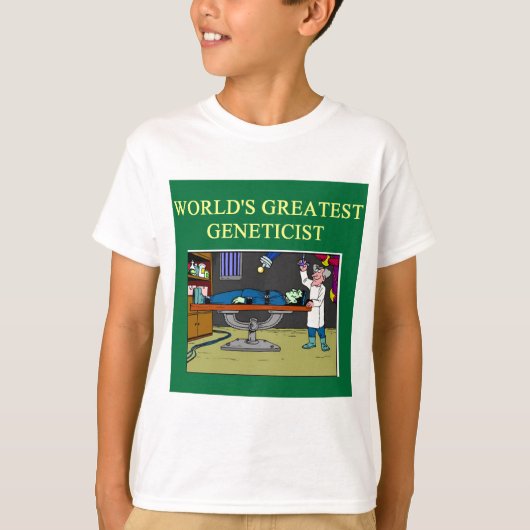 遺伝学の冗談 Tシャツ (正面)