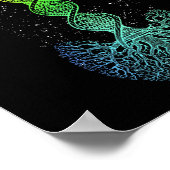 遺伝学の生命科学のDnaツリー地球の日Gen ポスター (角)