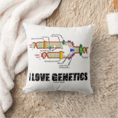 遺伝学のDNA複製姿勢が大好き クッション (ブランケット)