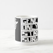 遺伝学は生き延びます コーヒーマグカップ (中央)