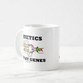 遺伝学は私の遺伝子のDNA複製にある コーヒーマグカップ (正面左)