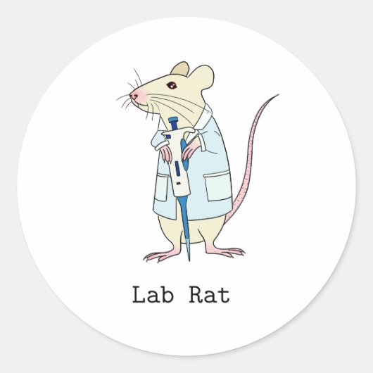 遺伝学ラボラット ラウンドシール (正面)